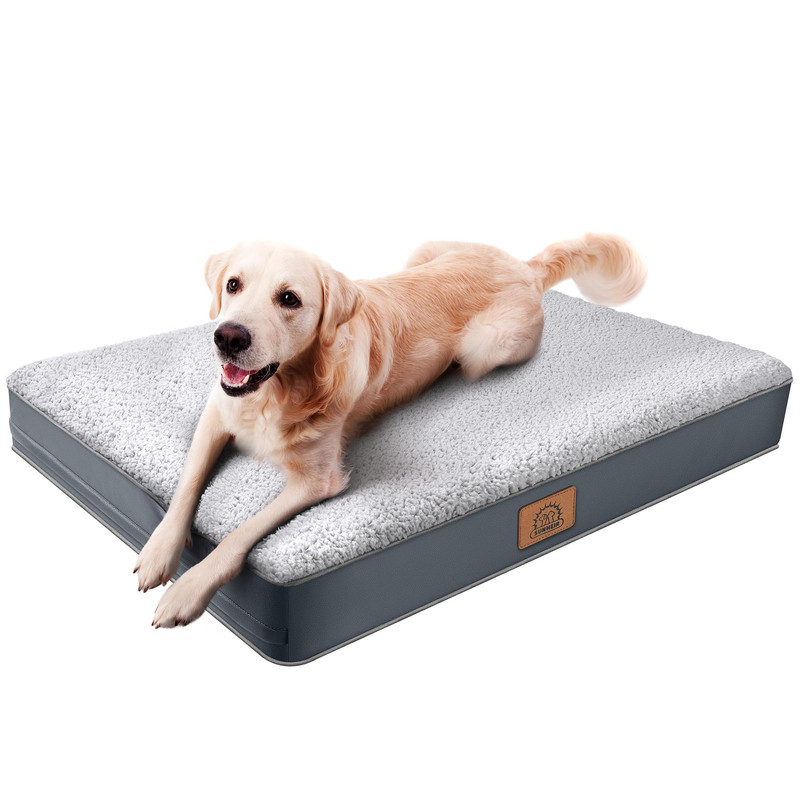 Sunheir Washable Orthopedic Large Dog Bed Removable Cover