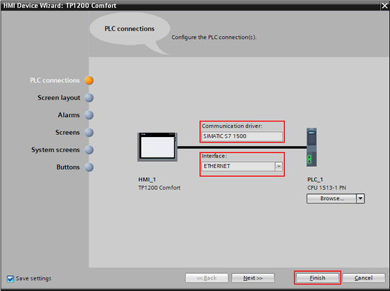 connection WinCC RT Advanced over Industrial Ethernet (PROFI connection WinCC RT Advanced over Industrial Ethernet (PROFI