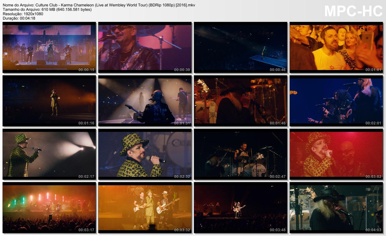 Culture Club - Karma Chameleon (Live at Wembley World Tour) (BDRip 1080p) [2016]