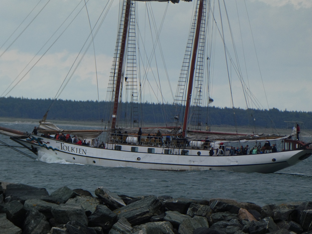 Niederländische Seglerschoner J.R. Tolken in Warnemünde
