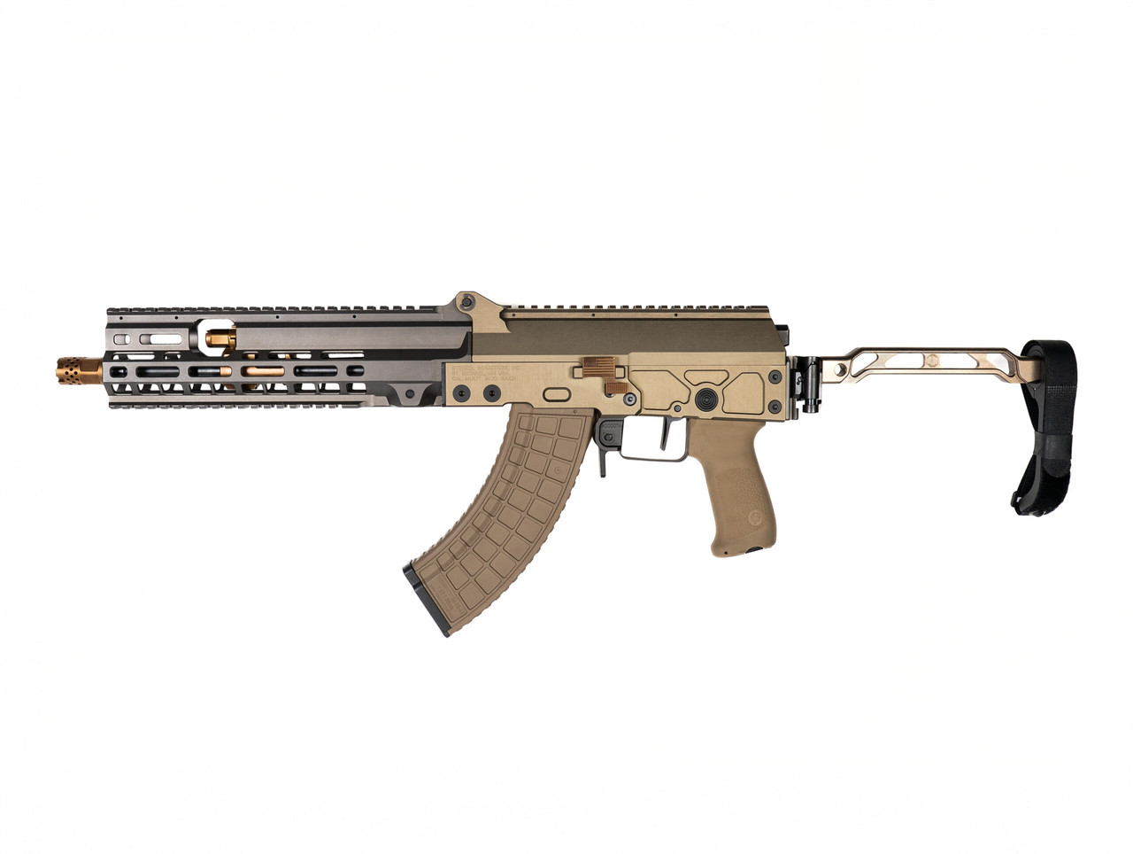 Stenzel Industries SAK-21 Operator 7.62x39 Pistol 12.5" JMAC Brace-img-1