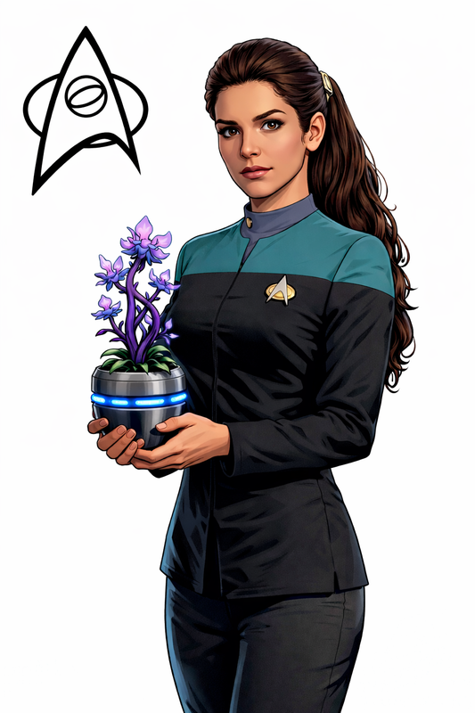 Chat GPT Star Trek Science Officer science department Hernandez Lt 1 sign invisible science departme