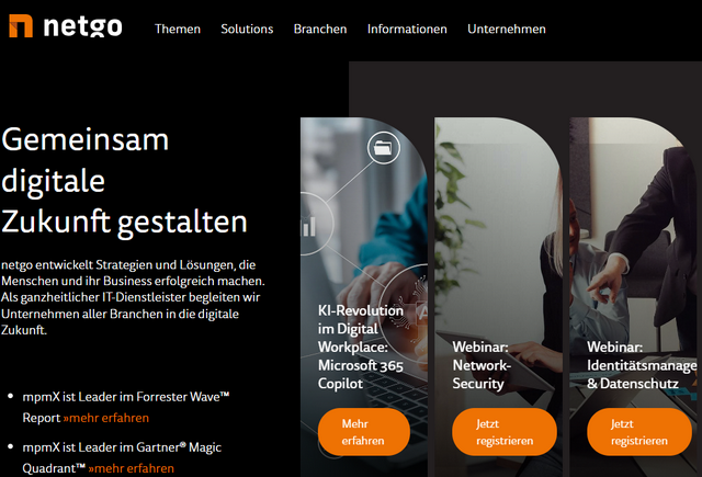 netgo Webauftritt