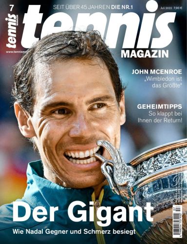 Cover: Tennis Magazin No 07 2022 Cover: Tennis Magazin No 07 2022