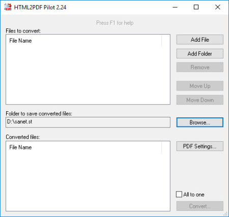 HTML2PDF Pilot 2.26