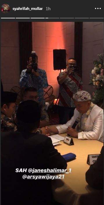Detik-detik Akad Nikah Jane Shalimar dengan Arsya Wijaya