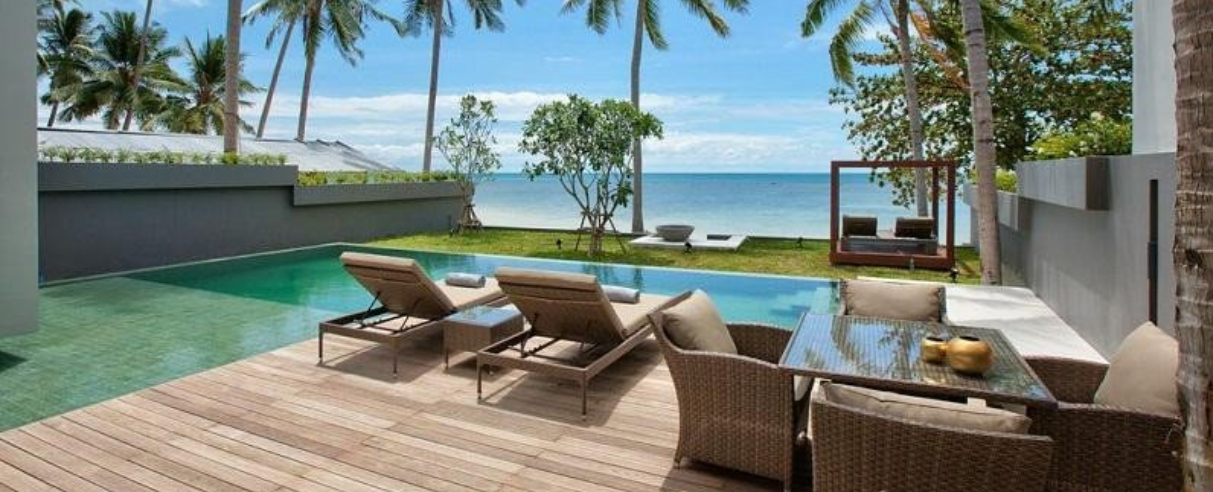 Beachfront private pool villa for sale Phuket