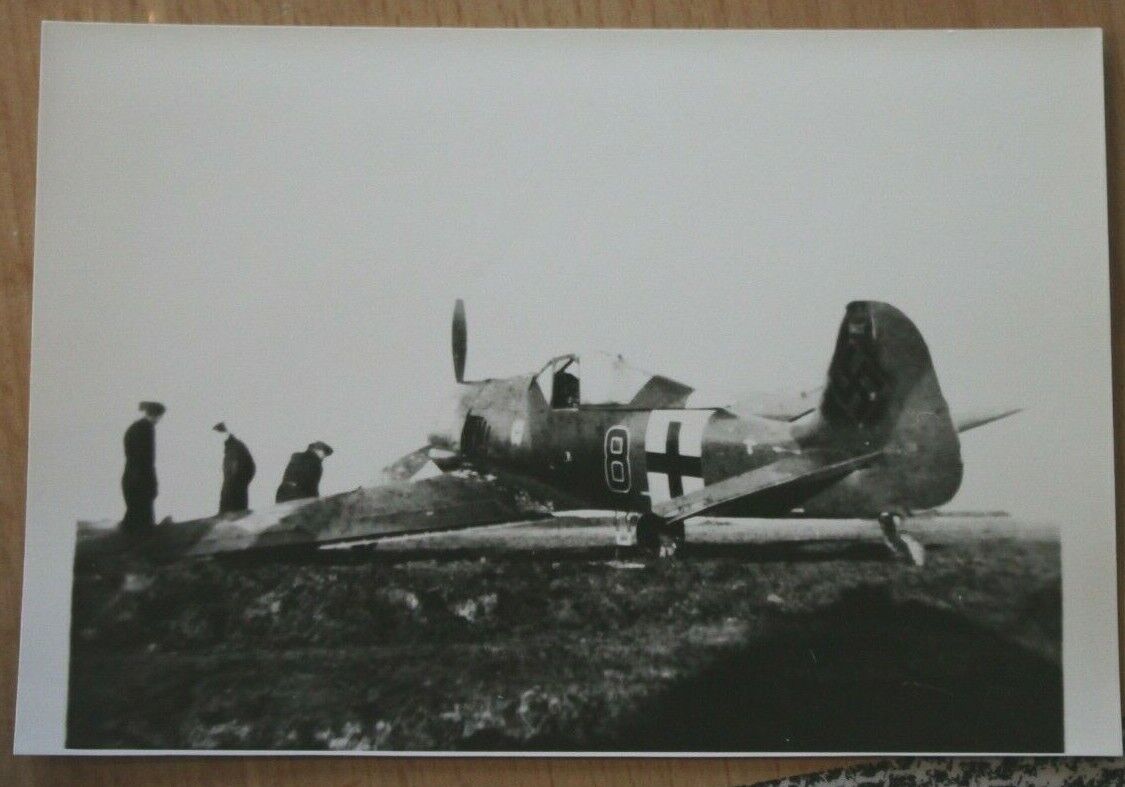 Foto FW190 Abgestürzt Flugzeug Historiker Auflösung Nachentwicklung X7