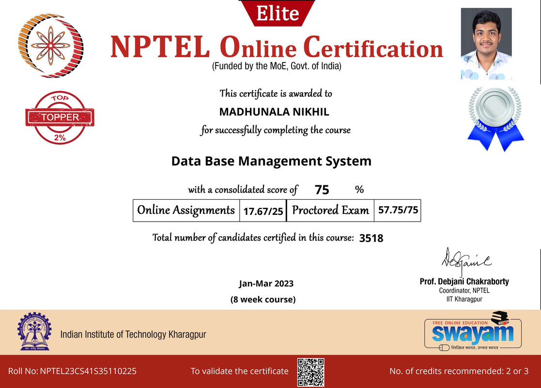 Data Base Management System