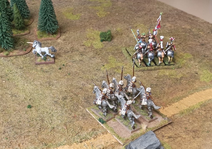 12 Elfenreiter vor