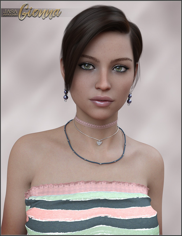 JASA Gionna for Genesis 8 and 8.1 Female JASA Gionna for Genesis 8 and 8.1 Female