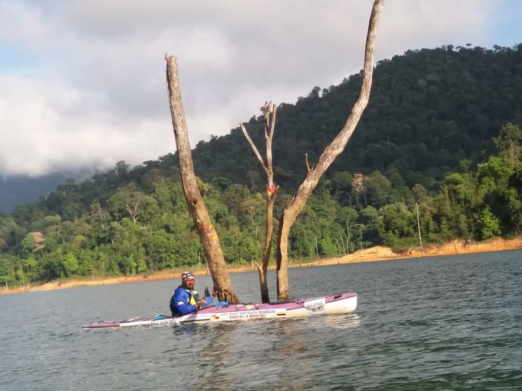 Kayak Solo Lawan Arus Sungai Perak 350.92 KM