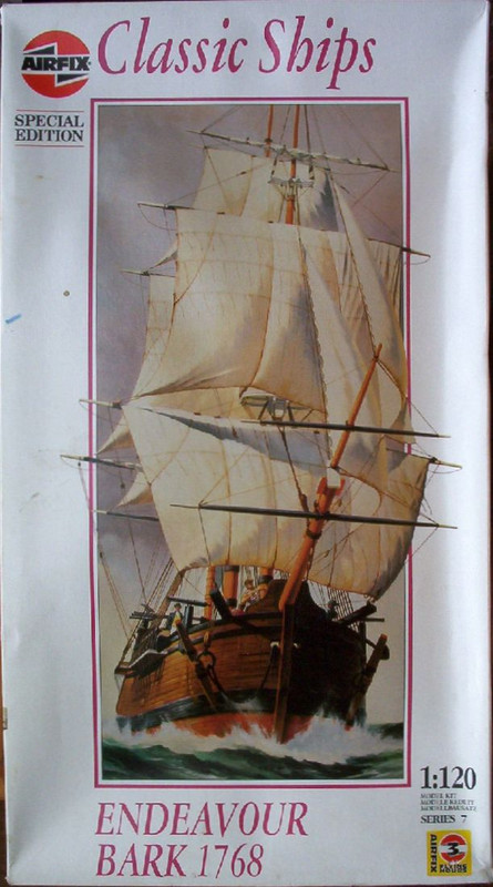Airfix 120 Endeavour Bark 1768
