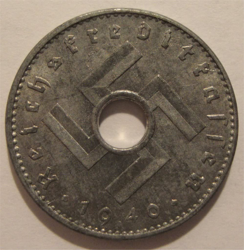 Alemania •1940• 10 Reichspfennig •Territorios Ocupados• 1940a