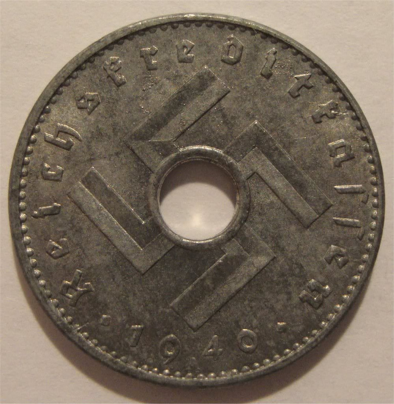 Alemania •1940• 10 Reichspfennig •Territorios Ocupados• 1940a