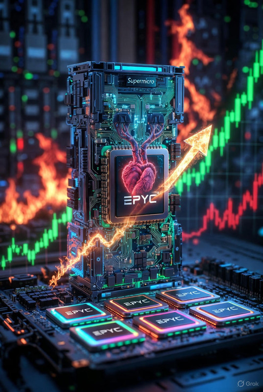 📡 Supermicro Contra-Ataca: Servidor de IA com AMD Faz Ações Dispararem e Desafia o Reinado da Nvidia
