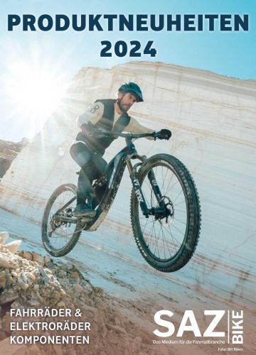 Cover: Saz-Bike Fahrradmagazin Produktneuheiten 2024