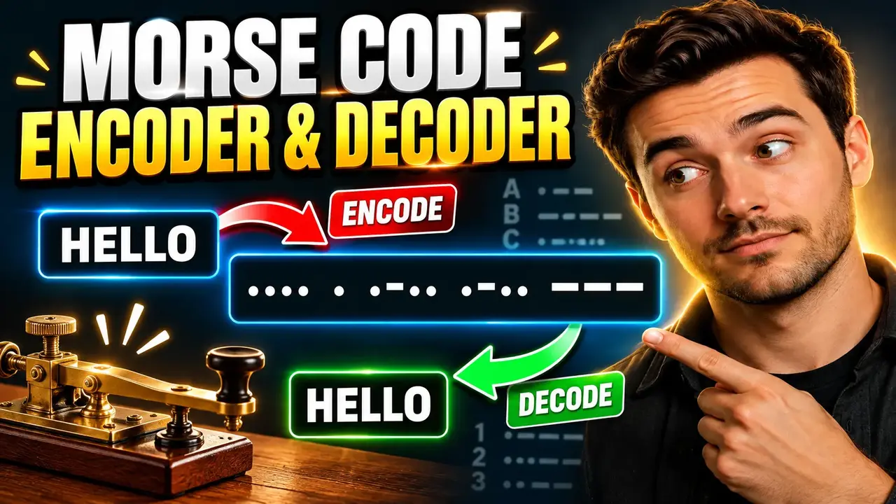 Morse Code Translator: Free Encoder & Decoder