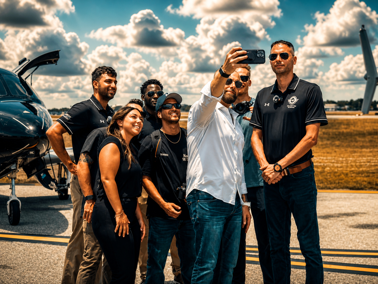 Rafa J. Conde and the Man of War Media leadership team