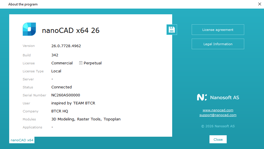 nanoCAD 26.0 build 342 x64 full activated