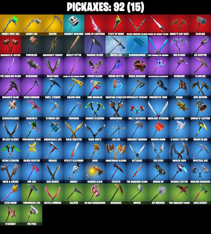pickaxes comp