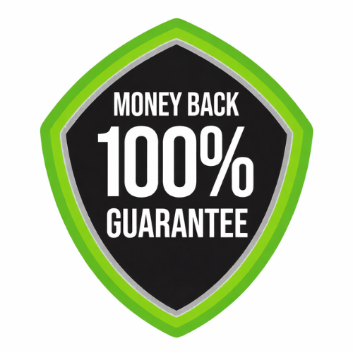 100% Money Back Guarantee