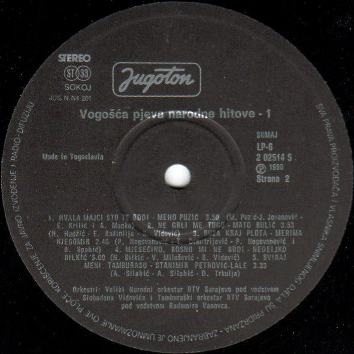 Vogosca 1990 1 B
