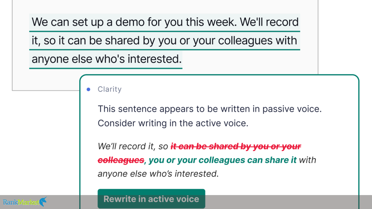How To Use Grammarly To Write In Active Voice – Improve Your Writing Today 8 Image 4