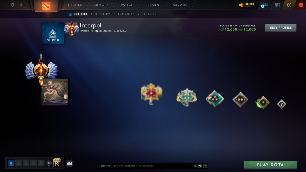 Dota 2 Account  MMR