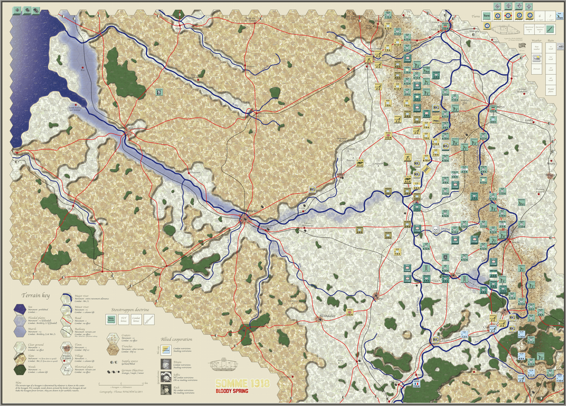 Somme 1918Map