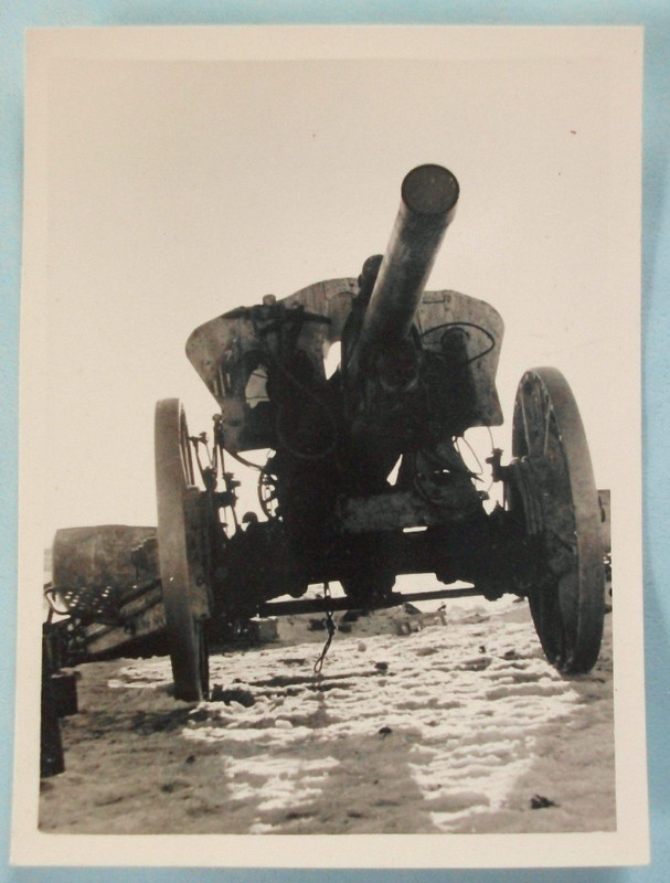 altes Foto Geschütz Kanone PAK WK II