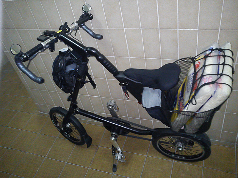 strida con portapacchi