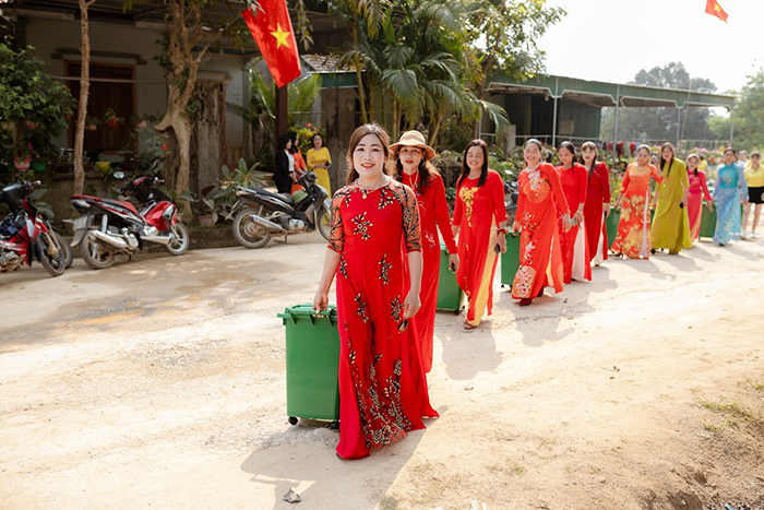 Mô hình dân vận khéo trong bảo vệ môi trường quê tôi 16 Mô hình dân vân bảo vệ môi trường thôn Tân Thịnh Bình Sơn