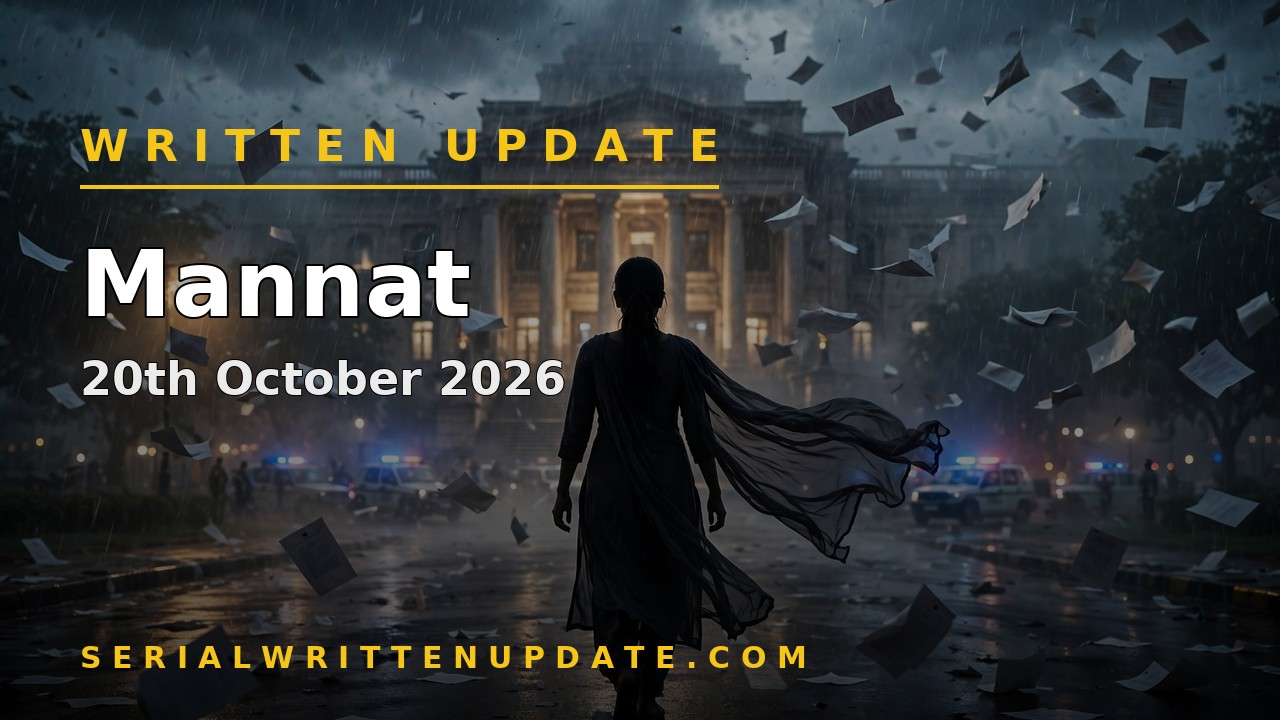 Mannat 20th October 2026 Written Update: Dhairya finds the autopsy report lead to free Vikrant