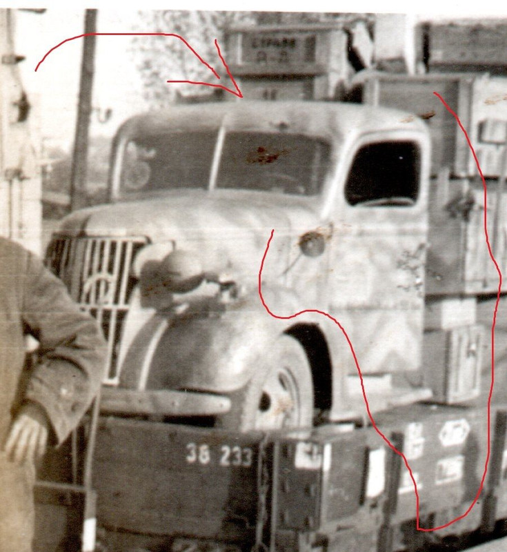 Foto Soldat LKW Büssing Hanomag Horch Anhänger C