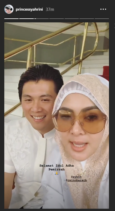(Instagram story Syahrini)