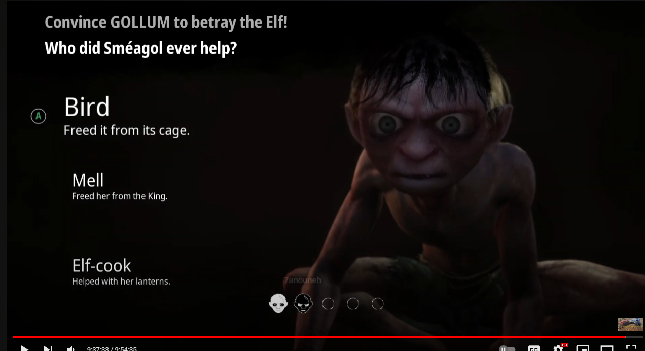 The Gollum Game is Genuinely Depressing 