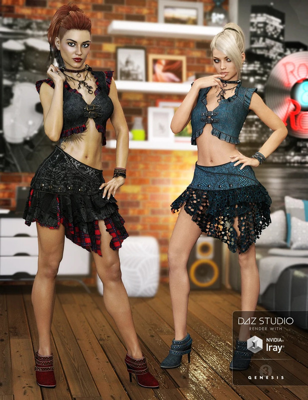 00 daz3d rocker outfit