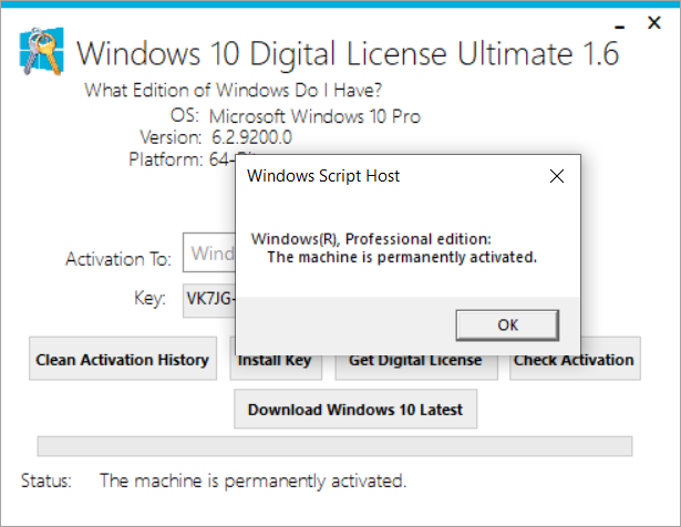  Windows 10 Digital License Ultimate 1.6 2019-10-18-9-09-55