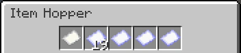 Minecraft Item Filter with Paper and Separately Textured Paper Filter Items