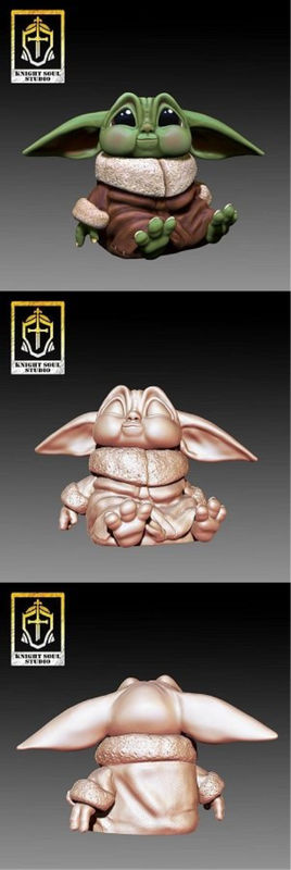 BABY YODA -3D print model