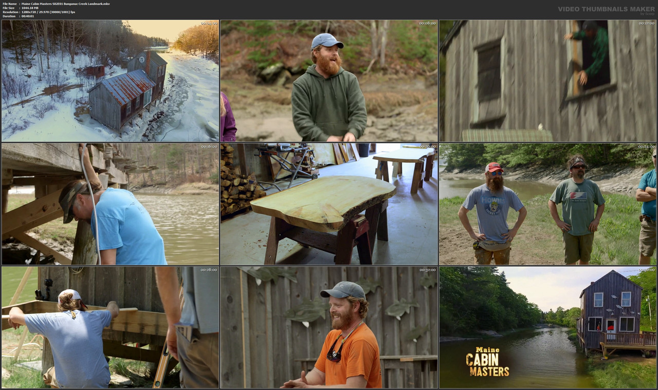 Maine Cabin Masters S02E01 Bunganuc Creek Landmark.mkv
