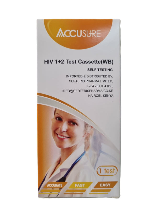 Accusure Hiv 1+2 Test Cassette