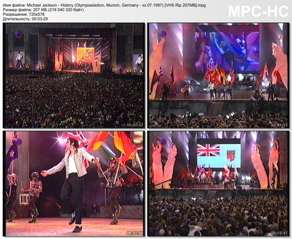 Michael Jackson - History (Olympiastadion, Munich, Germany - xx.