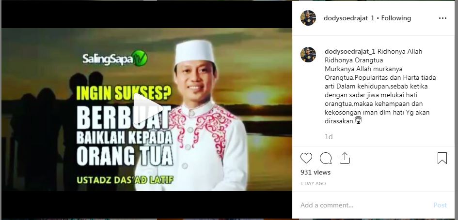 Instagram/Doddy Sudrajat