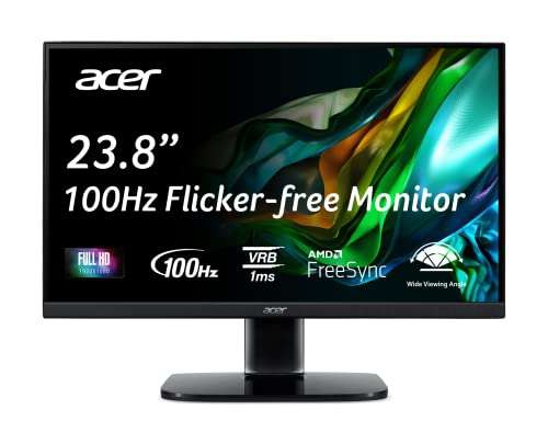 Amazon: Acer KC242Y Hbi 23.8 Pulgadas Full HD (1920 x 1080) 100 HZ