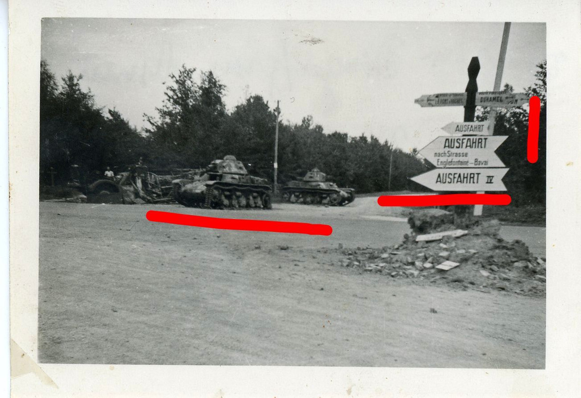 Frankreich Schild Duhamel Panzer Tank Kämpfe Fot