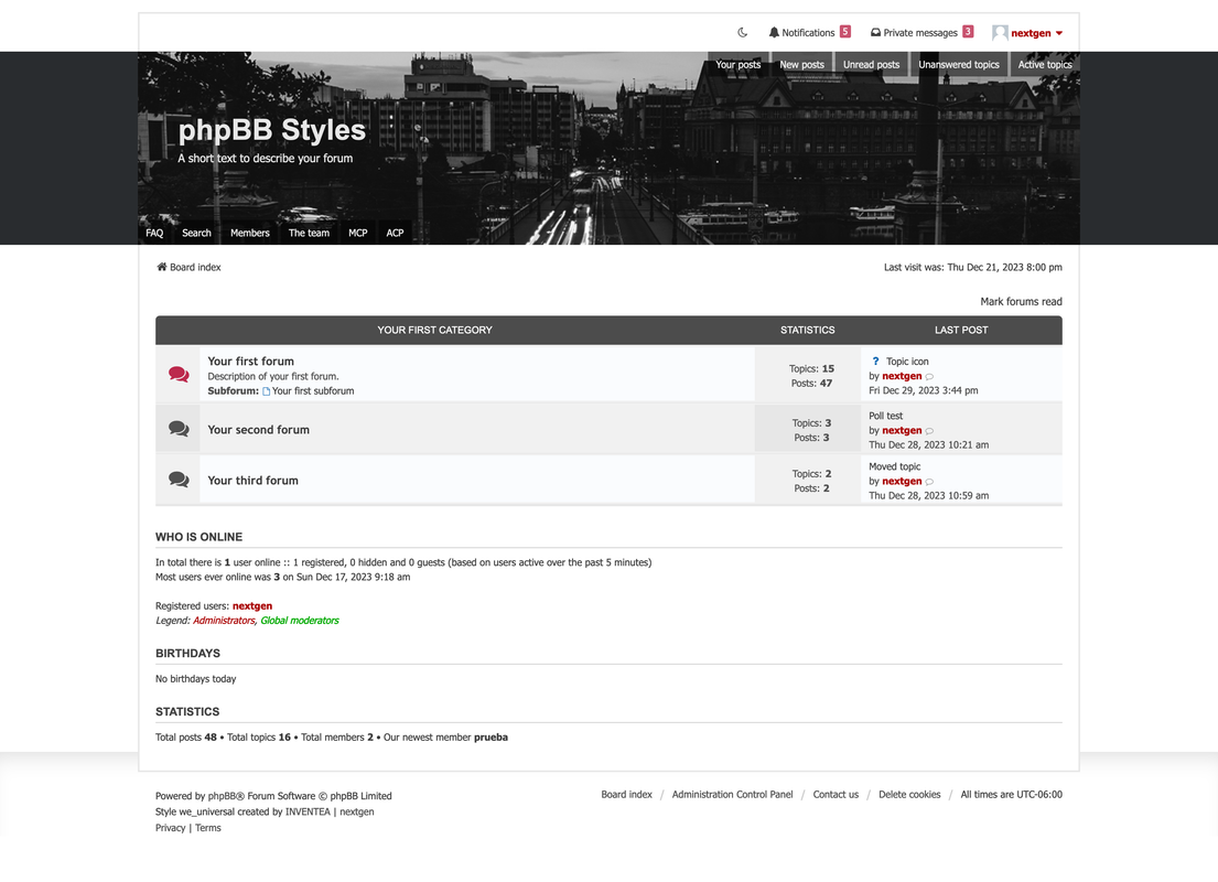 Screenshot 2024-01-01 at 12-47-39 (5) phpBB Styles - Index page
