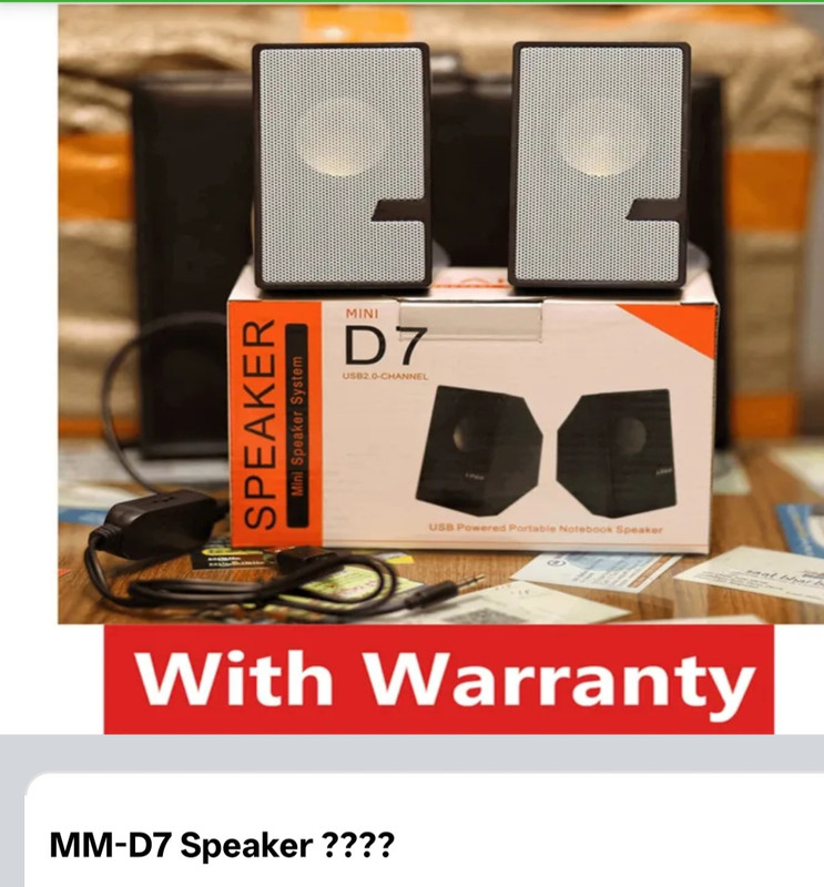 MM-D7 Speaker ?