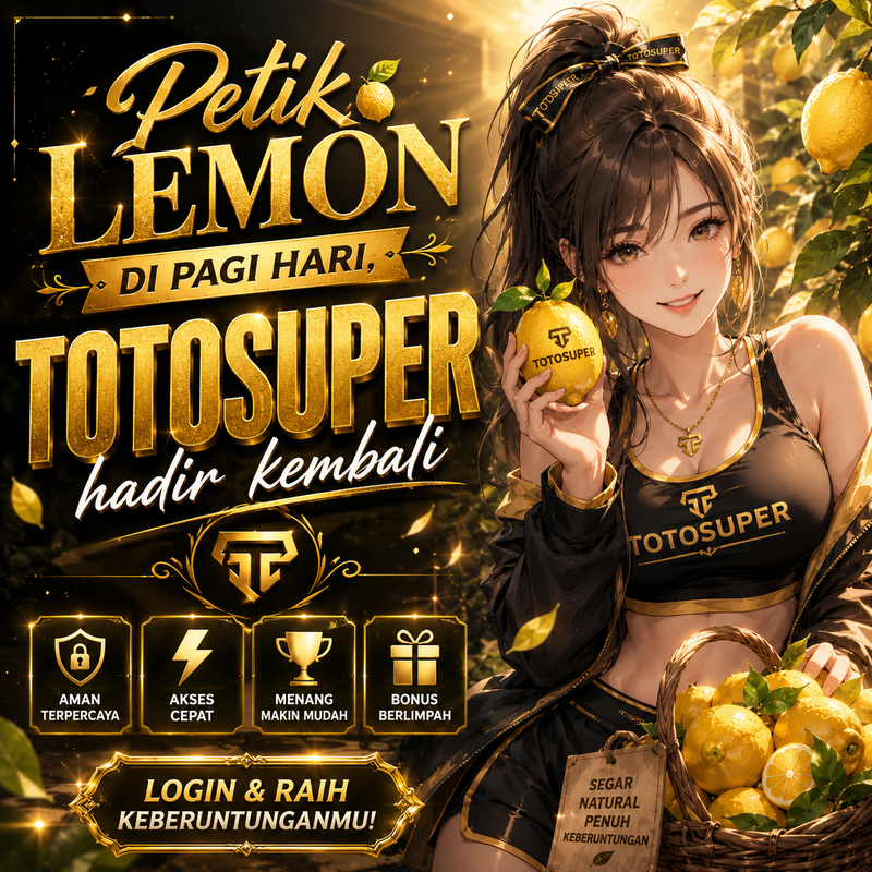 Black Petik lemon di pagi hari, TOTOSUPER hadir kembali